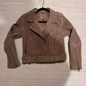 Women's Brown Suede Jacket